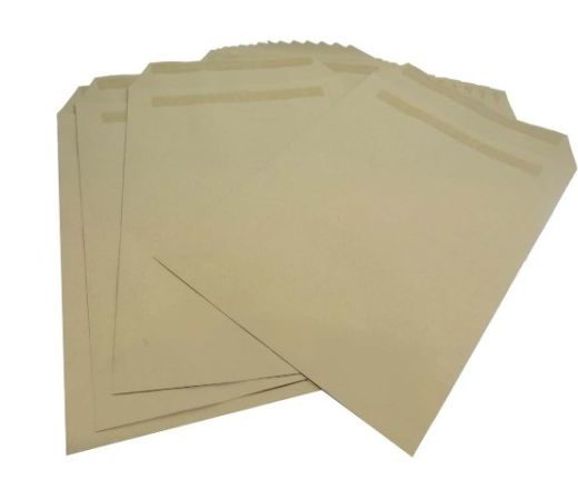 C4/A4 Manilla Plain Self Seal Brown Envelopes 324x229mm 80gsm