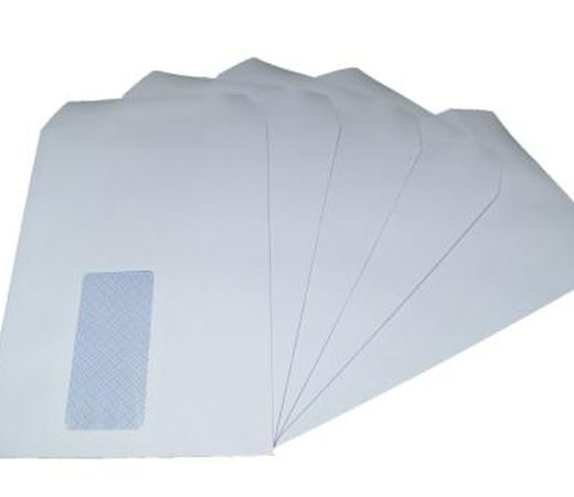 C5/A5 White Window Self Seal Envelopes 229x162mm , 90gsm
