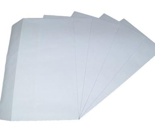 DL White Plain Self Seal Envelopes 110x220mm , 80gsm