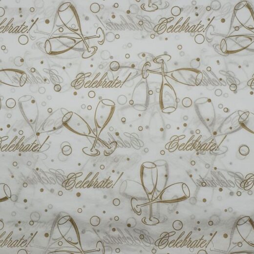 Celebration Printed Tissue Paper 20" x 30" 500 x 750mm 18gsm