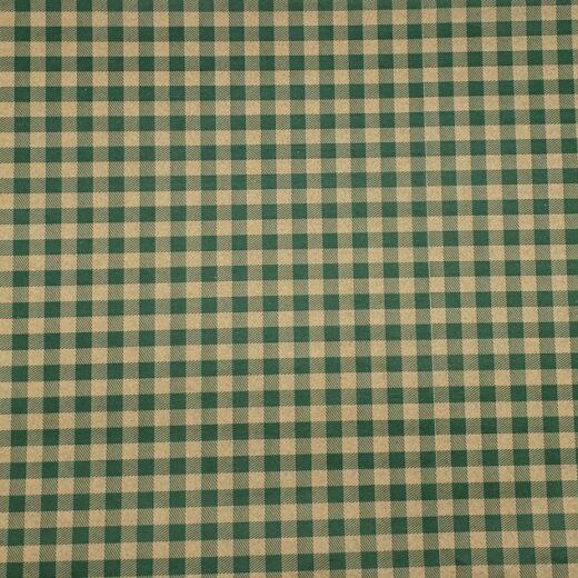 Gingham - Green/Kraft 18gsm Tissue Paper 20" x 30" 500 x 750mm - Image 1