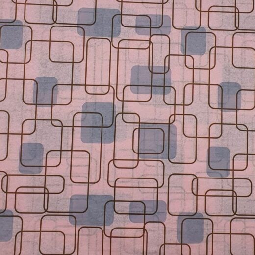 Random Squares - Pink 18gsm Tissue Paper 20" x 30" 500 x 750mm