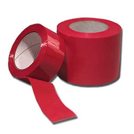 Red 50mm x 66m Coloured Strong Packing Tape