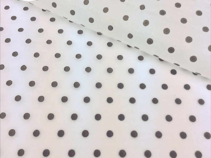 Printed Gift Wrap Pink Grey Coloured Polka Dot Tissue Paper Spots Acid Free
