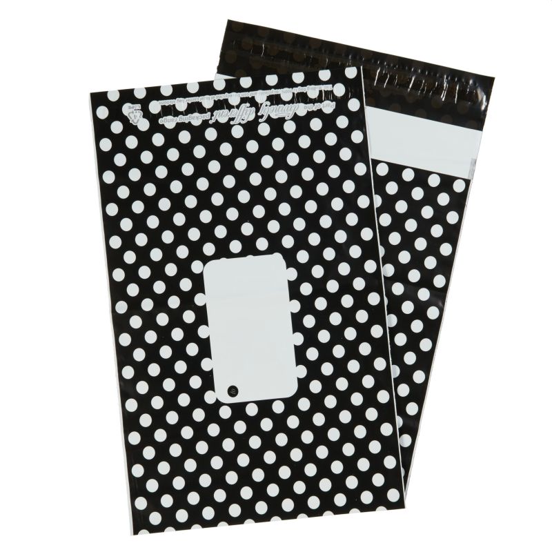 Details about   Black With Gold Polka Dot 14" x 20" 350 x 500mm Mailing Bags
