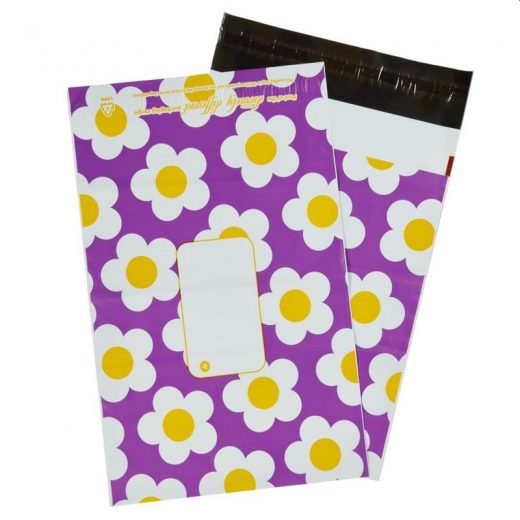 Purple Daisy Mailing Bags 6" x 9″-162 x 230mm