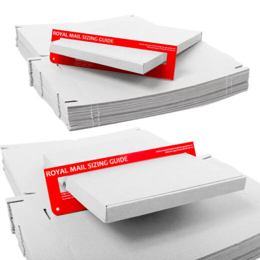 White PiP Postal Box 13.4 x 9.2 x 0.7", 340 x 235 x 20mm - Image 3