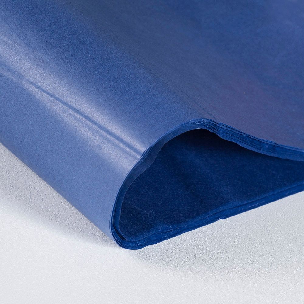 500 x 750mm Royal Blue Tissue Paper 14gsm - Packaging 2 Your Door
