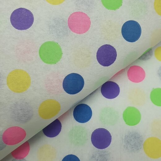 Bright Dots 18gsm Tissue Paper 20 x 30" 500 x 750mm - Image 2