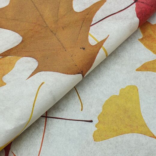Autumn Leaves Printed Tissue Paper 20" x 30" 500 x 750mm 18gsm - Image 2