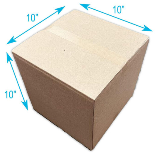 10" x 10" x 10" Double Wall Cardboard Boxes 254 x 254 x 254mm