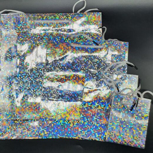 Silver Holographic Gift Bags