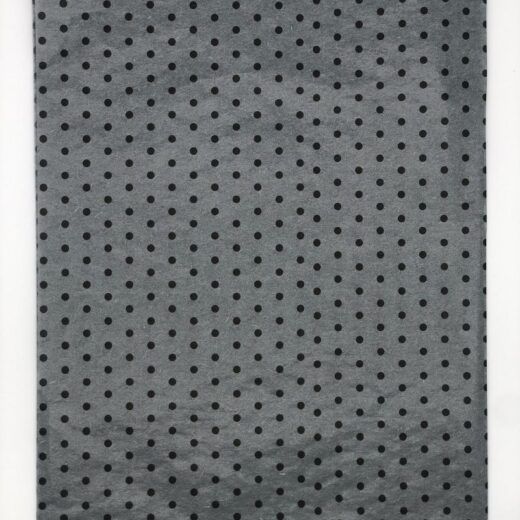 Grey Paper With Black Polka Dot Acid Free Tissue Paper 18gsm - Image 3