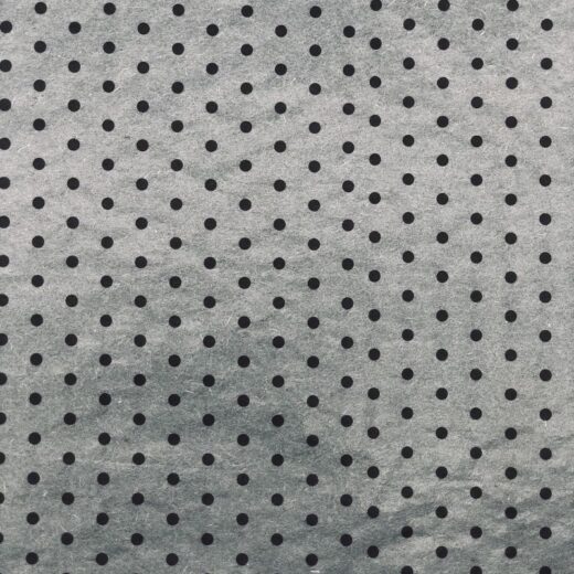 Grey Paper With Black Polka Dot Acid Free Tissue Paper 18gsm - Image 4