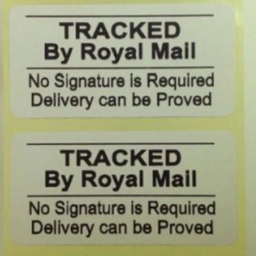 Tracked Labels On Rolls