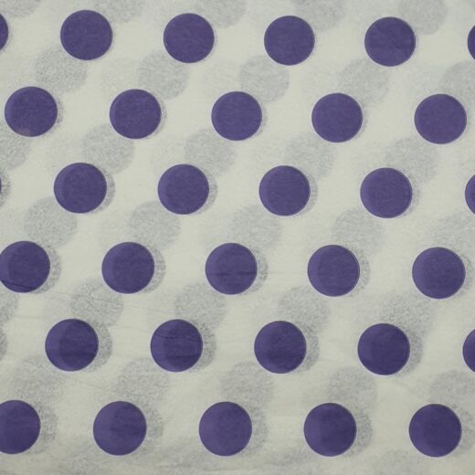 Grape Dots 18gsm Tissue Paper 20" x 30" 500 x 750mm