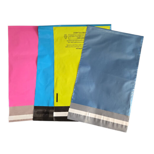 50 Mixed Bags Blue Green Pink Baby Blue Mailing Postage Bags (SP1)