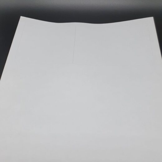 Style E Double Integrated Label 110mm x 76mm / 80mm x 76mm - Image 3