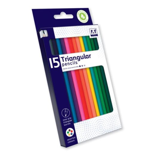 Triangular Colouring Pencils Pack of 15