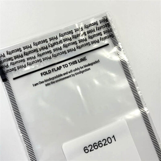 Biodegradable Tamper Evident Note Wrappers - 4.1 x 8", 105 x 205mm