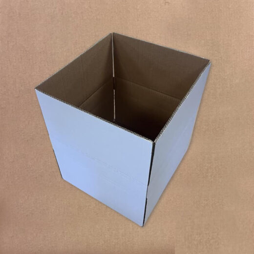 14.5" x14.5" x 3" White Cardboard Box 370 x 370 x 80mm
