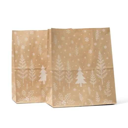 25cm x 30cm 14cm Enchanted Forest Block Bottom Bags