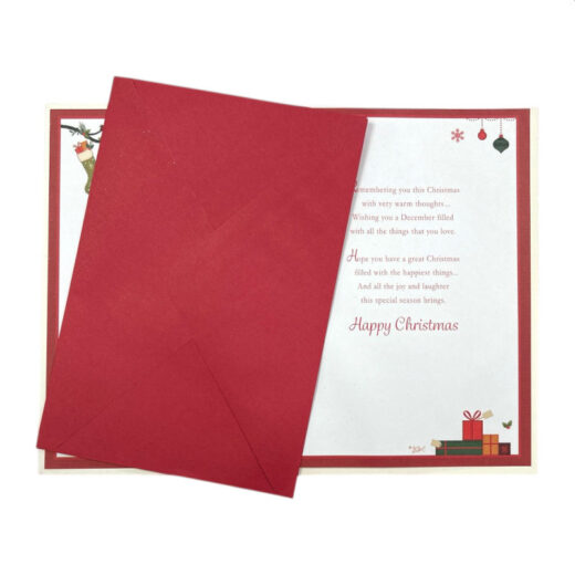 For a Special Grandma and Grandad Gold Frame Design Christmas Card - Image 3