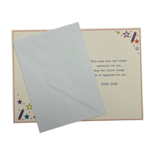 Multi Stars Design Good Luck At University Greeting Card - Image 3
