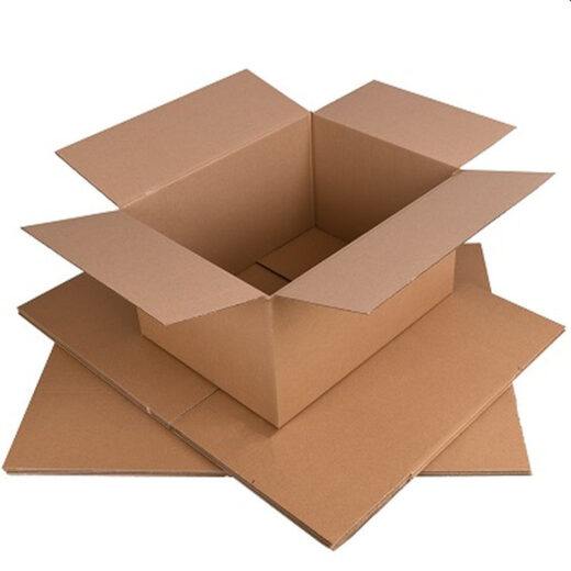 17.5" x 13" x 10" Single Wall Small Cardboard Postal Mailing Boxes - Image 1