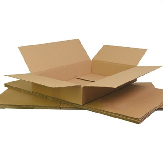 18" x 12" x 3" Single Wall Small Cardboard Postal Mailing Boxes - Image 1