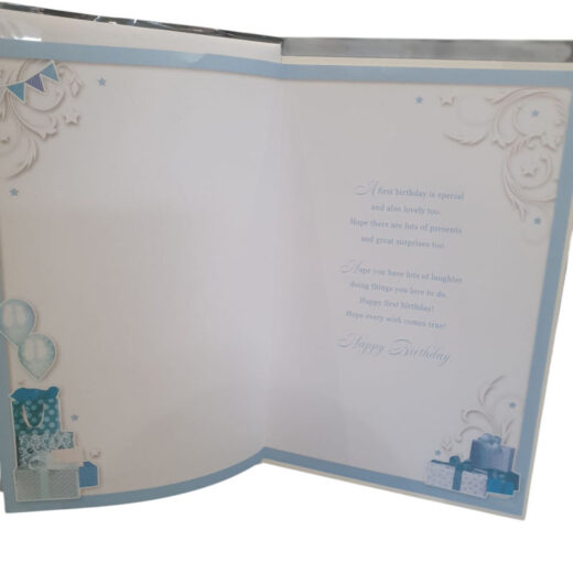 Special Son's First Birthday Opacity Card - Image 3