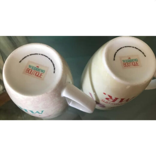 The Wedding Boutique Gift Set - Mr & Mrs Mug Set - Image 3