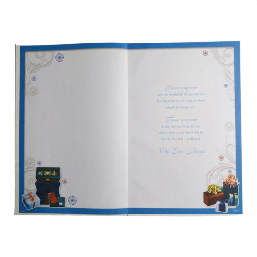 With Love to My Husband On Your 40th Birthday Opacity Card - Image 3