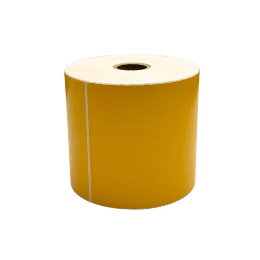 Orange Direct Thermal Printer Label 4" x 6" 101mm x 152mm Qty 1 Roll (500 Labels) - Image 3