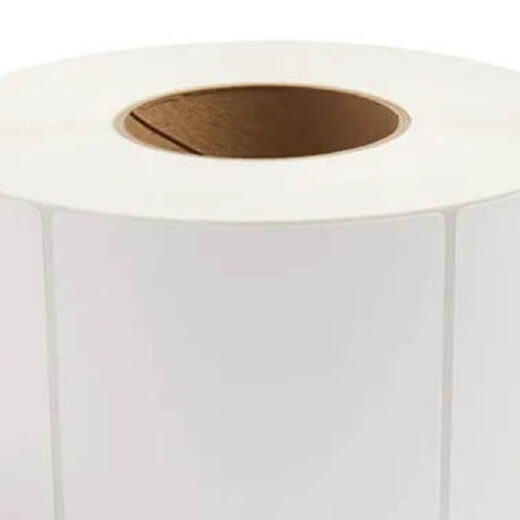 4" x 4" White Direct Thermal Printer Label 101.6mm x 101.6mm