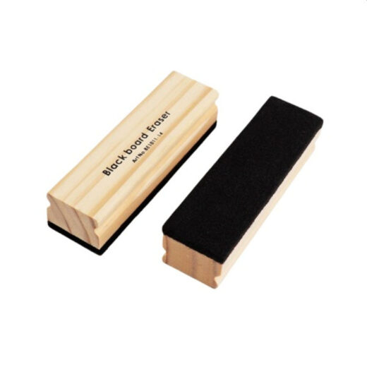 Single Janrax Wooden Black Board Eraser 14cm x 4cm x 3cm
