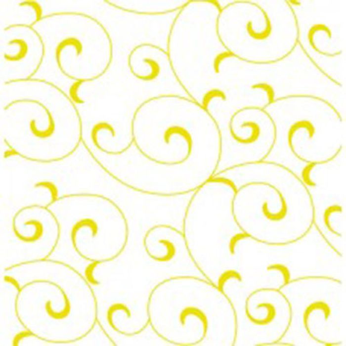 Ivy Swirl Gold Printed Tissue Paper 20 x 30" 500 x 750mm 18gsm 